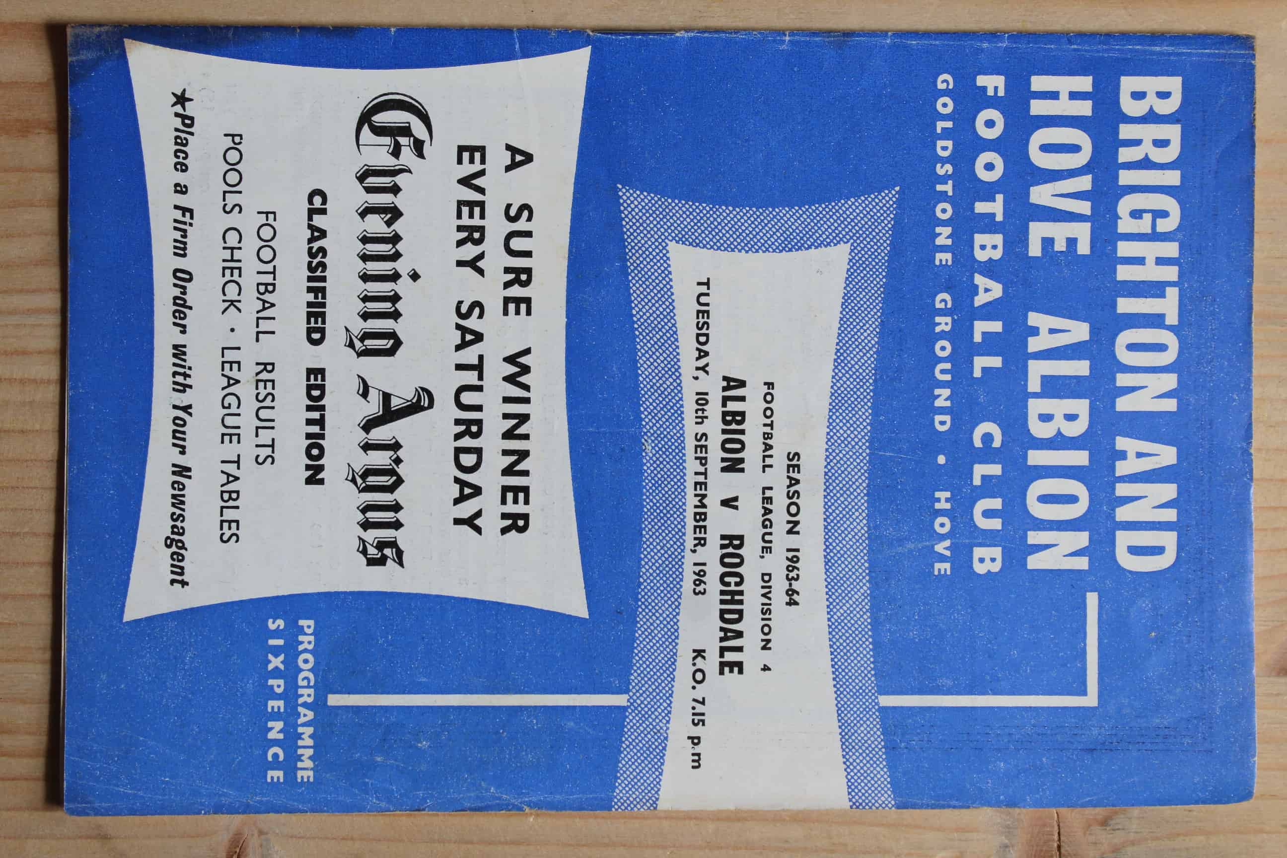 Brighton & Hove Albion FC v Rochdale FC